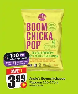 FreshCo Angie's Boomchickapop Popcorn 136-198 g offer