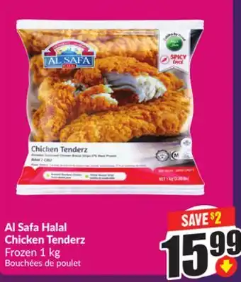 Chalo FreshCo Al Safa Halal Chicken Tenderz Frozen 1 kg offer