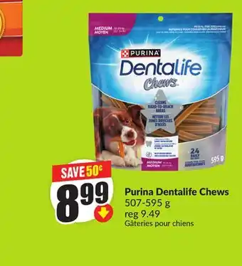 Chalo FreshCo Purina Dentalife Chews 507-595 g offer