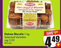 Chalo FreshCo Deluxe Biscuits 1 kg Selected Varieties offer