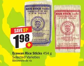 FreshCo Erawan Rice Sticks 454 g Selected Varieties offer