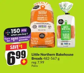 FreshCo Little Northern Bakehouse Bread 482-567g offer