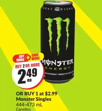 Chalo FreshCo Monster Singles 444-473 mL offer