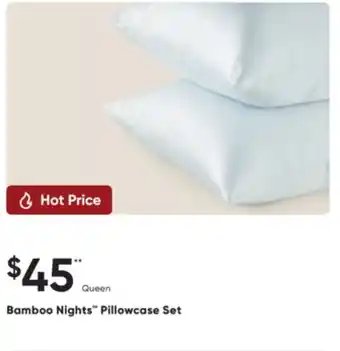 Sleep Country Bamboo Nights Pillowcase Set offer