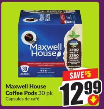 Chalo FreshCo Maxwell House Coffee Pods 30 pk offer