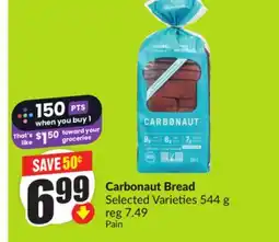 Chalo FreshCo Carbonaut Bread Selected Varieties 544 g offer