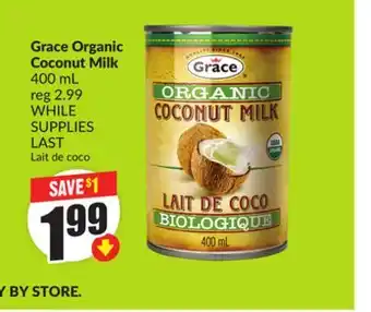 Chalo FreshCo Grace Organic Coconut Milk 400 mL offer