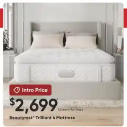 Sleep Country Beautyrest Trilliant 4 Mattress offer