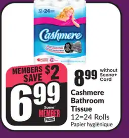 Chalo FreshCo Cashmere Bathroom Tissue 12 = 24 Rolls offer