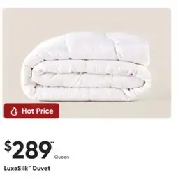 Sleep Country LuxeSilk Duvet offer