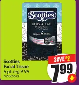 Chalo FreshCo Scotties Facial Tissue 6 pk offer