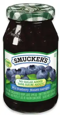 Walmart Smucker's No Sugar Added Blueberry offer