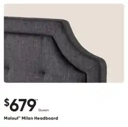 Sleep Country Malouf Milan Headboard offer