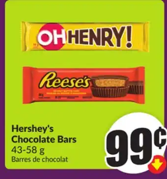 Chalo FreshCo Hershey's Chocolate Bars 43-58 g offer