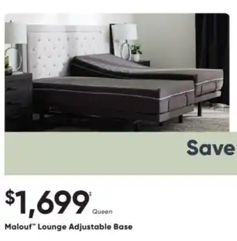 Sleep Country Malouf Lounge Adjustable Base offer