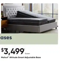 Sleep Country Malouf Altitude Smart Adjustable Base offer