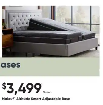 Sleep Country Malouf Altitude Smart Adjustable Base offer