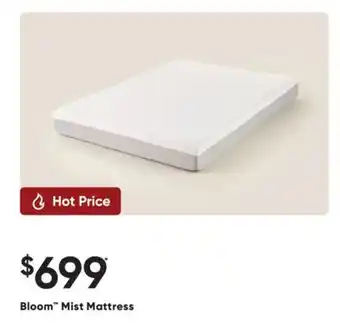 Sleep Country Bloom Mist Mattress offer