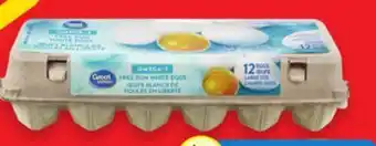 Walmart Omega-3 Large Free Run White Eggs 12-Pack offer