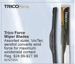 PartSource Trico Force Wiper Blades offer