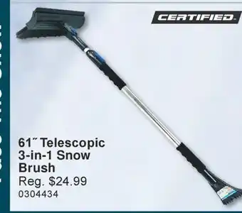 PartSource 61˝ Telescopic 3-in-1 Snow Brush offer