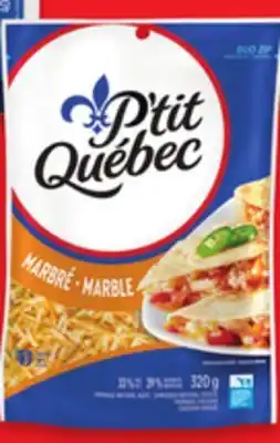 Walmart P'tit Québec Cheese Block 400 g or Shreds 320 g offer