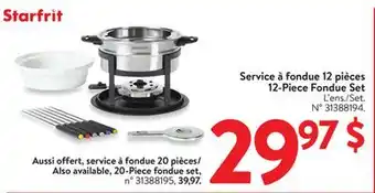 Walmart 12-Piece Fondue Set offer