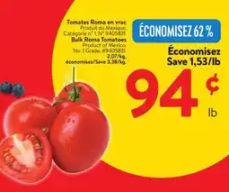 Walmart Bulk Roma Tomatoes offer