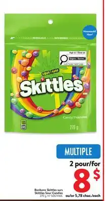 Walmart Skittles Sour Candles offer