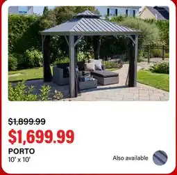 Club Piscine Porto 10x10 Gazebo, sun shelter, shelter, outdooring, Pergola offer