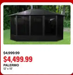 Club Piscine Palermo 12x15 Gazebo, sun shelter, shelter, outdooring, Pergola offer