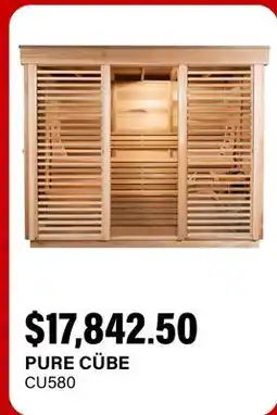 Club Piscine Sauna CU580 Saunas, Pure Cube Sauna, Pure Cube, Spa, relaxation, steam, heat offer