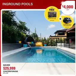 Club Piscine Contemporaine Inground pool Inground pool offer