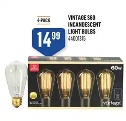 Canac Vintage S60 Incandescent Light Bulbs offer