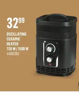 Canac Oscillating Ceramic Heater 750 W / 1500 W offer