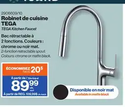 Patrick Morin TEGA Kitchen Faucet offer