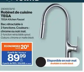 Patrick Morin TEGA Kitchen Faucet offer