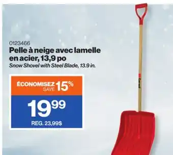 Patrick Morin Snow Shovel with Steel Blade offer