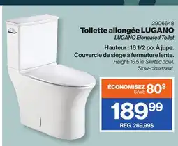 Patrick Morin LUGANO Elongated Toilet offer