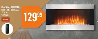 Canac Flat Wall-Mounted Electric Fireplace 35 3/4 in offer