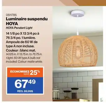 Patrick Morin HOYA Pendant Light offer