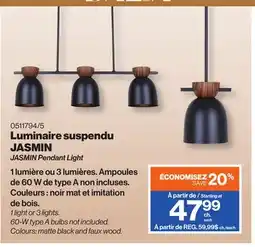 Patrick Morin JASMIN Pendant Light offer