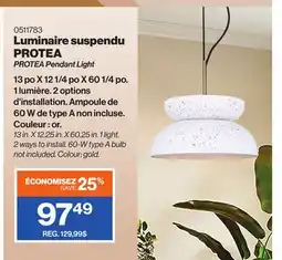 Patrick Morin PROTEA Pendant Light offer