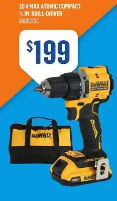 Canac 20 V MAX Atomic Compact 1/2 in. Drill-driver offer