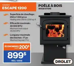 Patrick Morin WOOD STOVE offer