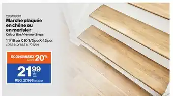 Patrick Morin Oak or Birch Veneer Steps offer