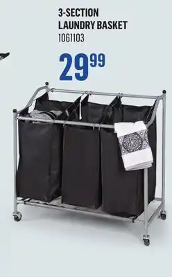 Canac 3-Section Laundry Basket offer