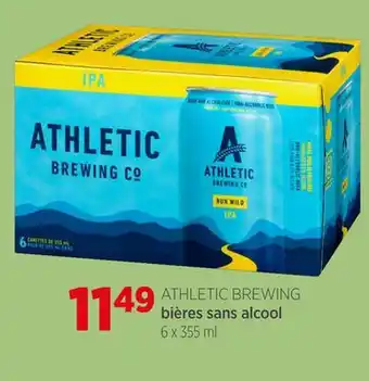 Avril Bières sans alcool ATHLETIC BREWING offer