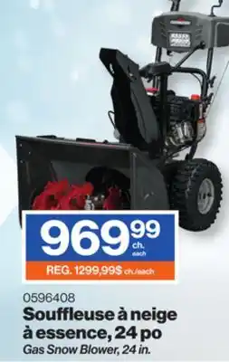 Patrick Morin Gas Snow Blower offer