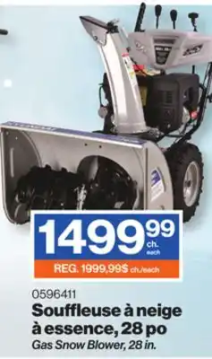 Patrick Morin Gas Snow Blower offer